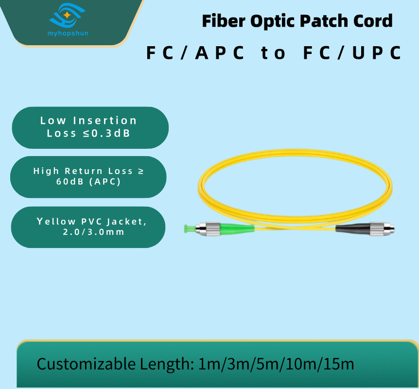 FC-APC-to-FC-UPC-Single-Mode-Patch-Cord