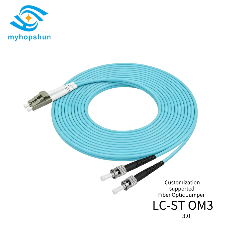 Bulk LC to ST OM3 Fiber Optic Patch Cords