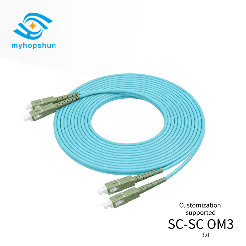 SC-SC OM3 Multimode Fiber Patch Cord for 10Gbps LAN Backbone 