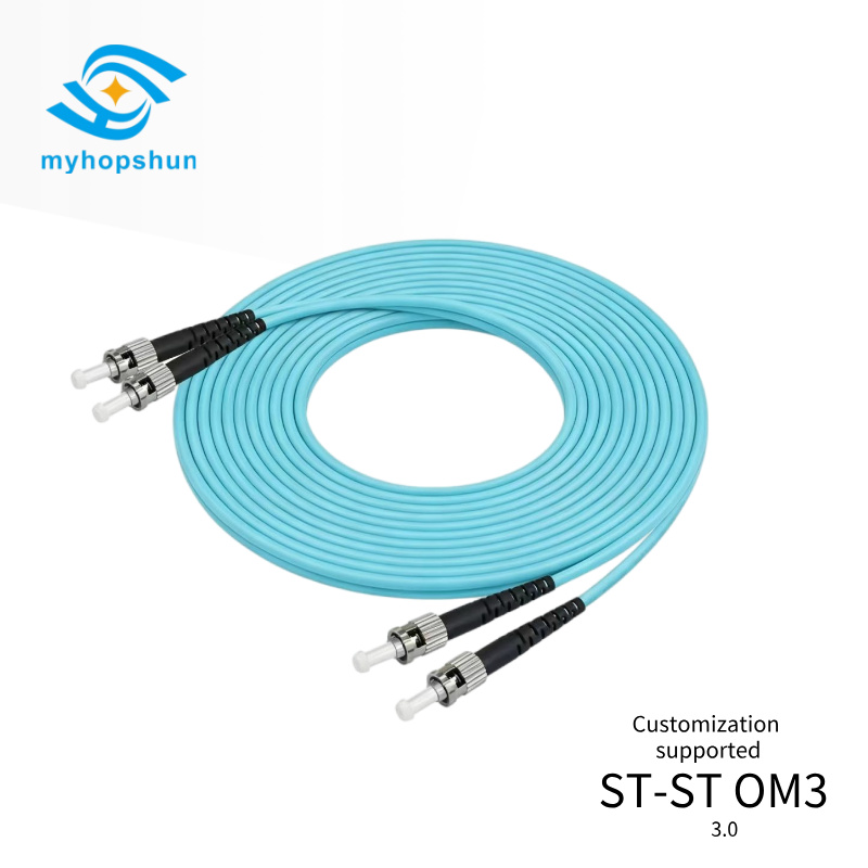 Wholesale ST-ST OM3 Fiber Optic Patch Cords Custom Lengths