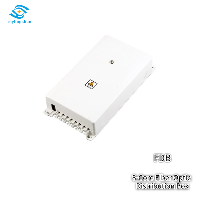 HS008-5 8-Core Fiber Distribution Box IP65 Wall Mount FTTx Terminal Box | myhopshun