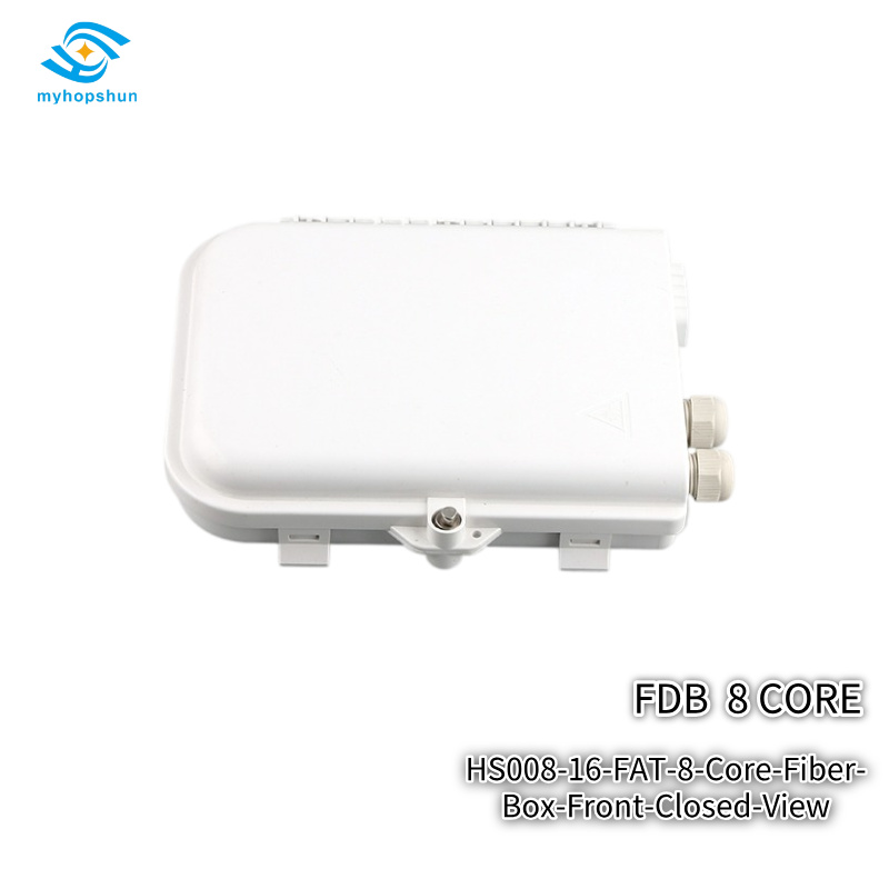 HS008-16-FAT-8-Core-Fiber-Box-Front-Closed-View