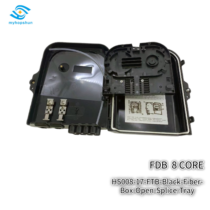 HS008-17-FTB-Black-Fiber-Box-Open-Splice-Tray