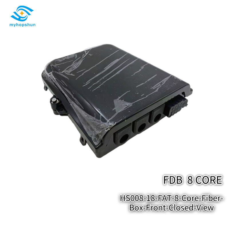 HS008-18-FAT-8-Core-Fiber-Box-Front-Closed-View