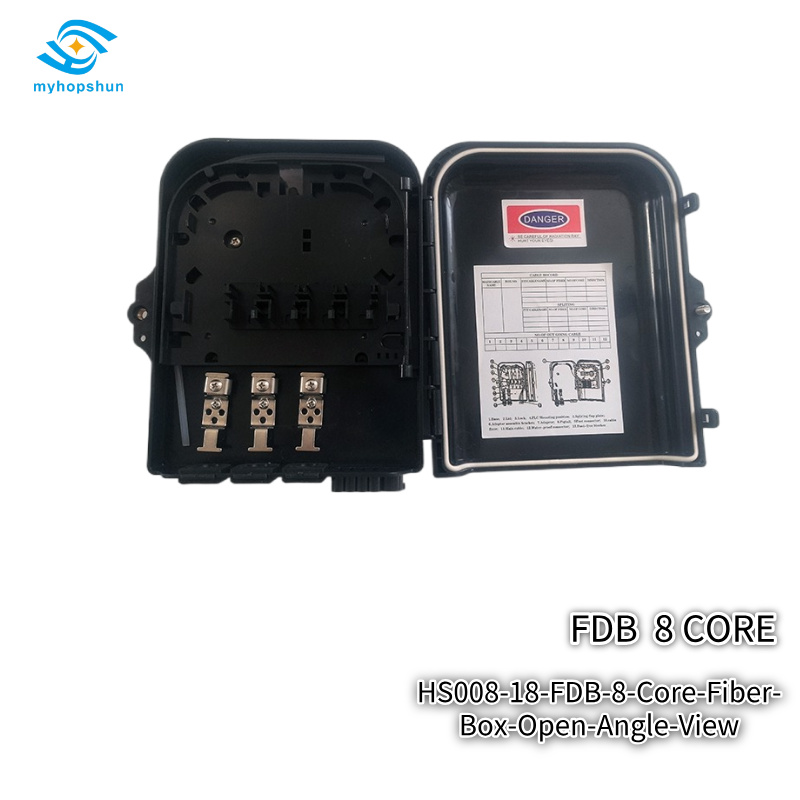 HS008-18-FDB-8-Core-Fiber-Box-Open-Angle-View.
