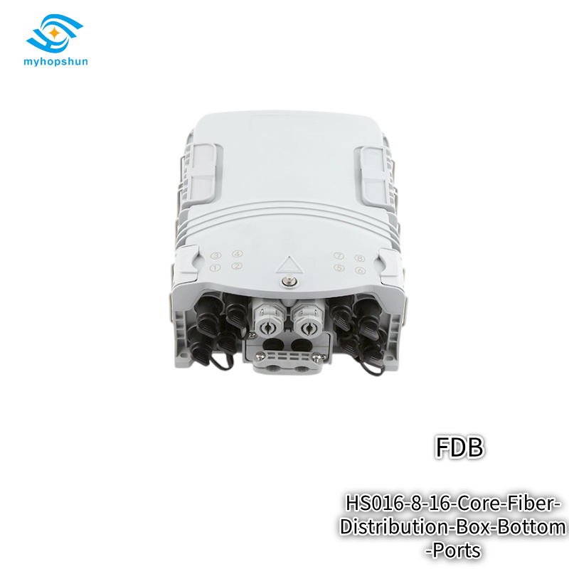 HS016-8 16-Core Fiber Distribution Box | IP65 Outdoor FTTH Splitter Box | myhopshun