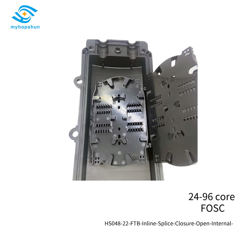 HS048-22-FTB-Inline-Splice-Closure-Open-Internal-Full