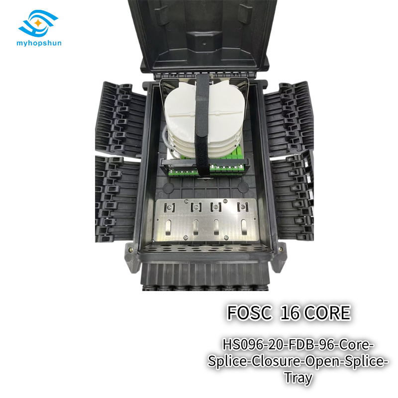 HS096-20-FDB-96-Core-Splice-Closure-Open-Splice-Tray