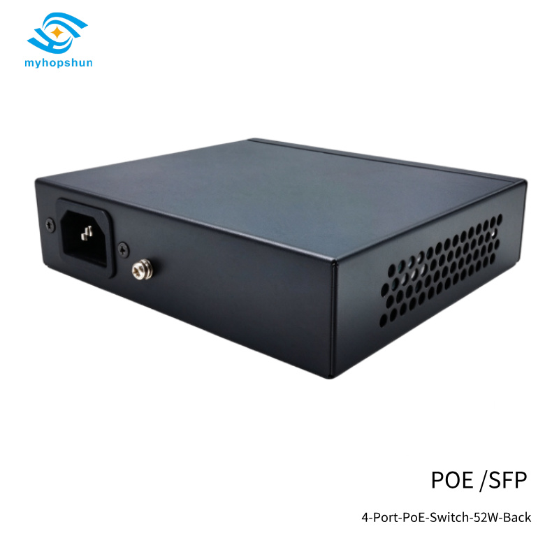 4-Port-PoE-Switch-52W-Back
